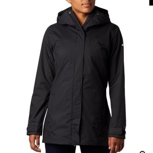Columbia Plus Trench Rain Jacket with Waist Tie